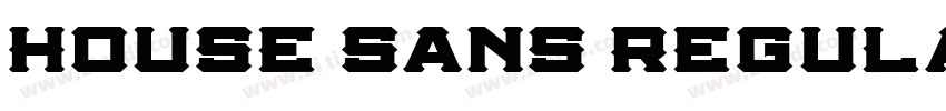 House Sans Regula字体转换